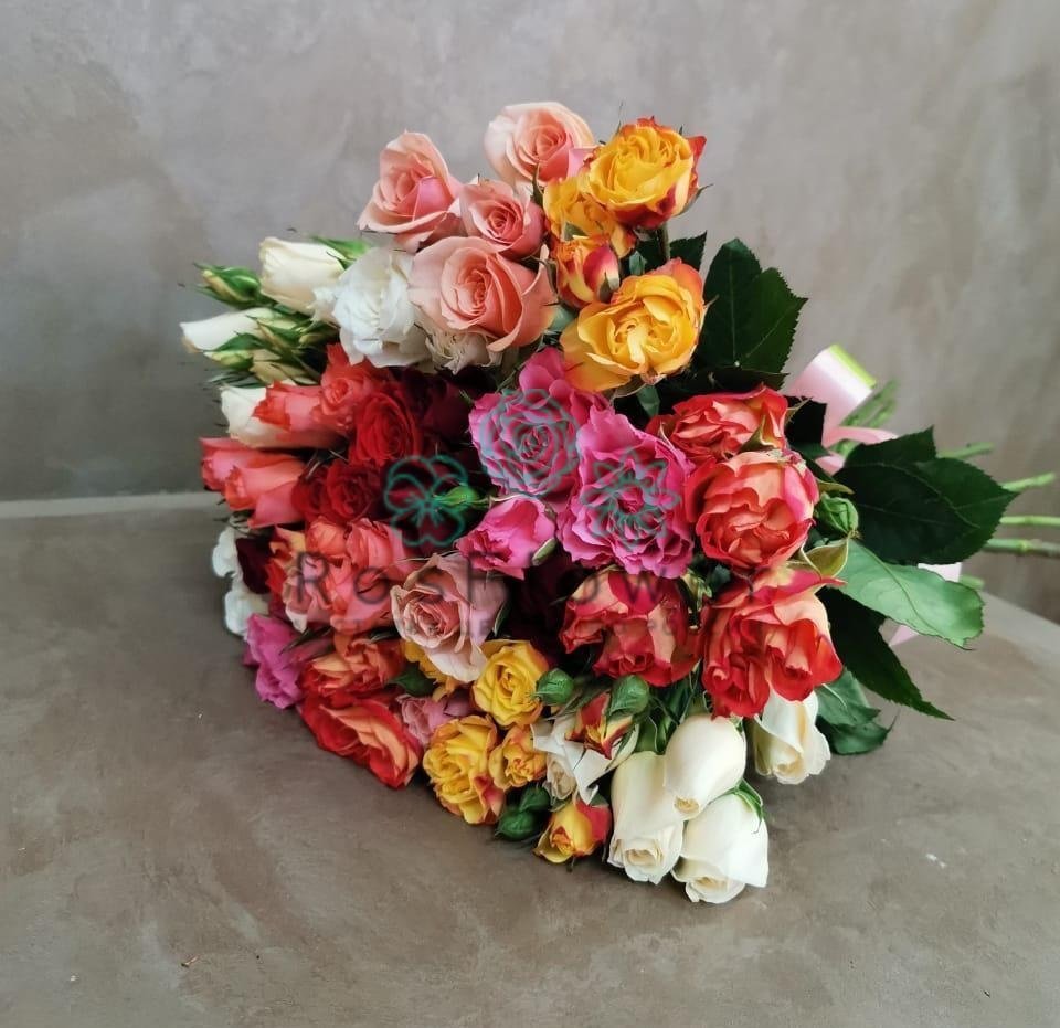 Букет цветов из: Розы в Бекешевской