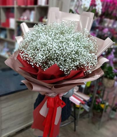Букет цветов из: Гипсофила в Бекешевской