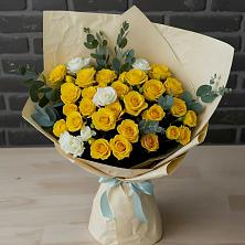 Букет цветов из:  Розы в Бекешевской