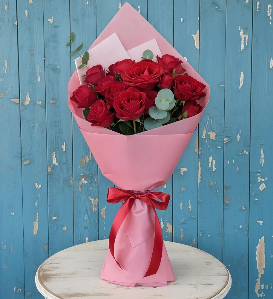 Букет цветов из: Розы в Бекешевской