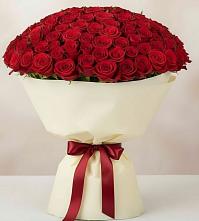 Букет 101 Красная роза Милано #REPLACE_PRED# Бекешевской