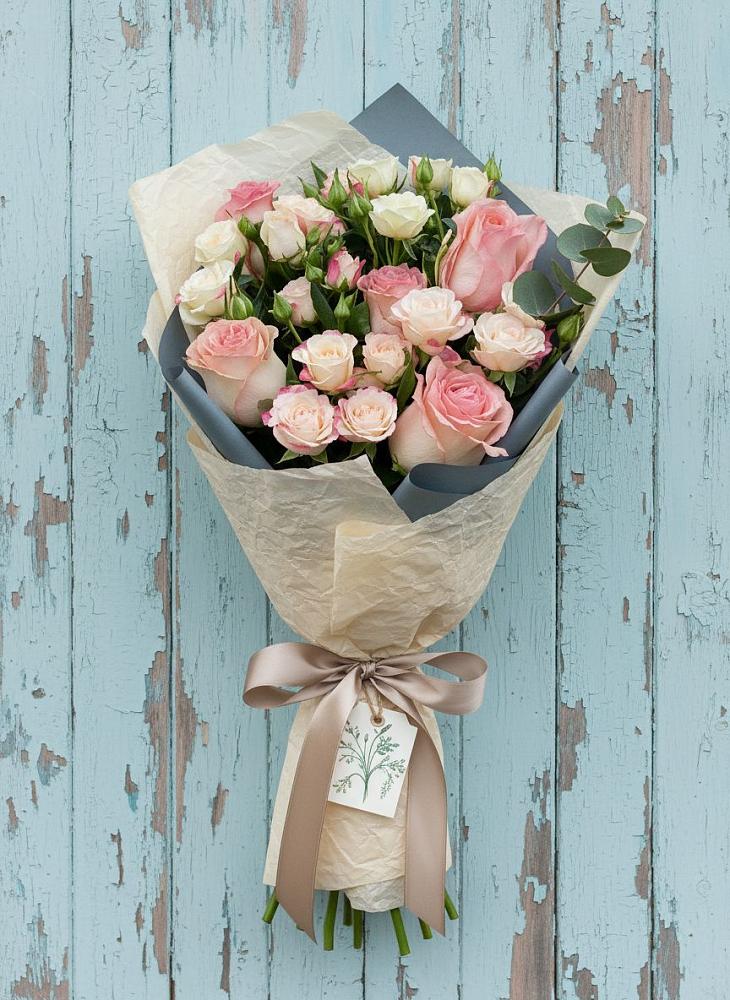 Букет цветов из: Розы в Бекешевской