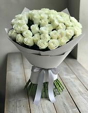 Букет 35 Белых роз в Бекешевской
