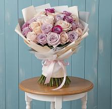 Букет цветов из:  Розы в Бекешевской