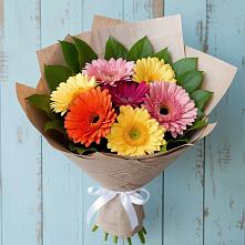 Букет цветов из:  Герберы #REPLACE_PRED# Бекешевской