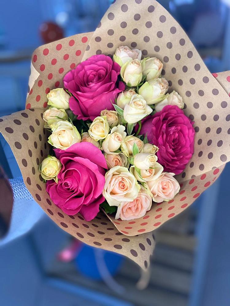 Букет цветов из: Розы в Бекешевской