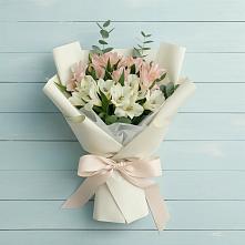 Букет цветов из:  Альстромерии в Бекешевской