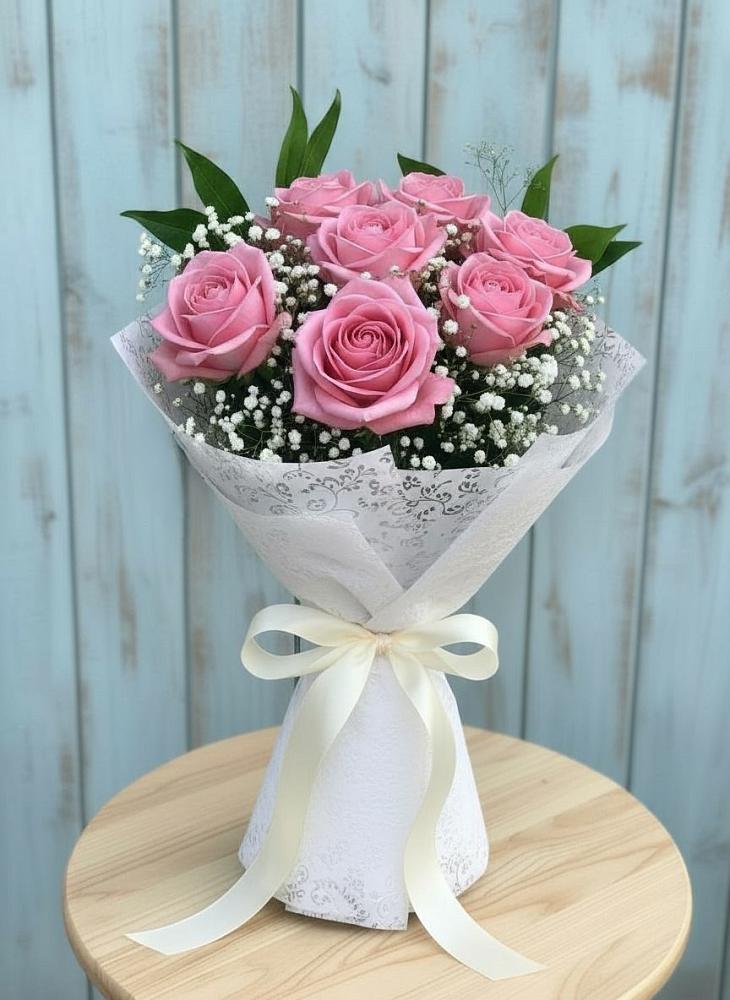Букет цветов из: Розы в Бекешевской