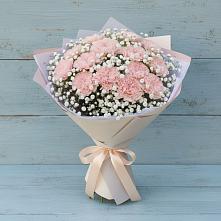 Букет цветов из:  Гвоздики в Бекешевской