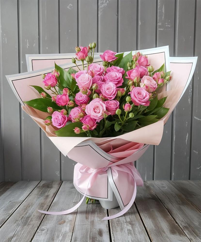 Букет Розовый кустик в Бекешевской