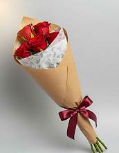 Букет цветов из:  Розы в Бекешевской