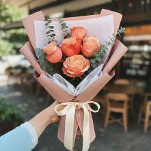 Букет цветов из:  Розы в Бекешевской