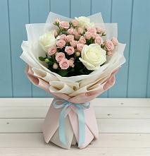 Букет цветов из:  Розы в Бекешевской