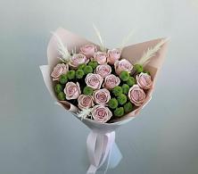 Букет цветов из:  Розы и Хризантемы в Бекешевской