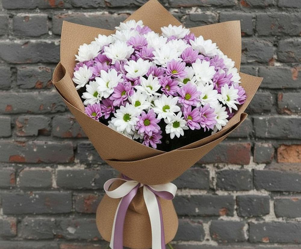 Букет цветов из: Хризантемы в Бекешевской