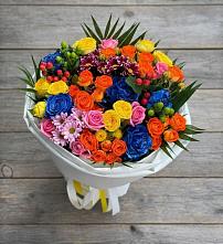 Букет цветов из:  Розы и Хризантемы #REPLACE_PRED# Бекешевской