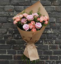 Букет цветов из:  Розы в Бекешевской