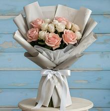 Букет цветов из:  Розы в Бекешевской