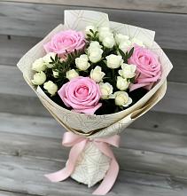 Букет цветов из:  Розы в Бекешевской
