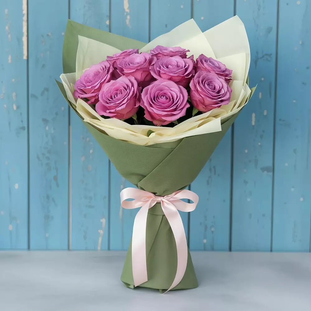 Букет Розы Фёрст Леди в Бекешевской