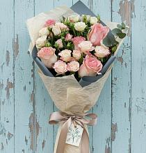 Букет цветов из:  Розы в Бекешевской