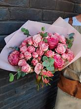 Букет цветов из:  Розы в Бекешевской