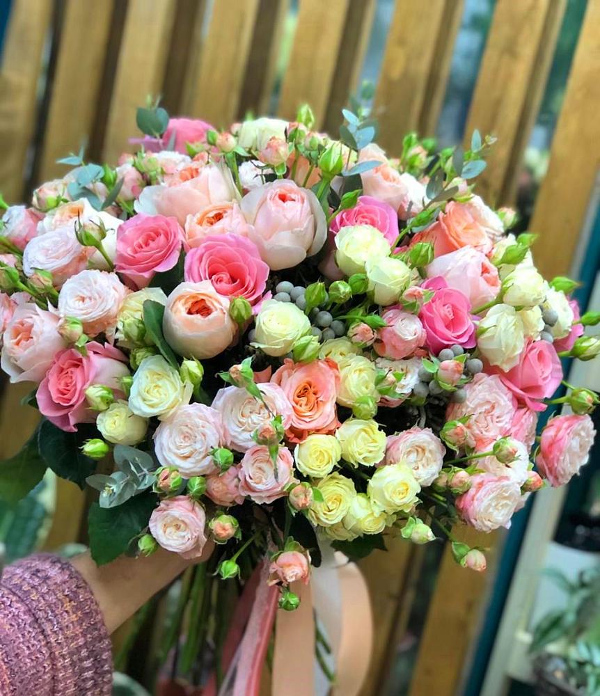 Букет цветов из: Розы в Бекешевской