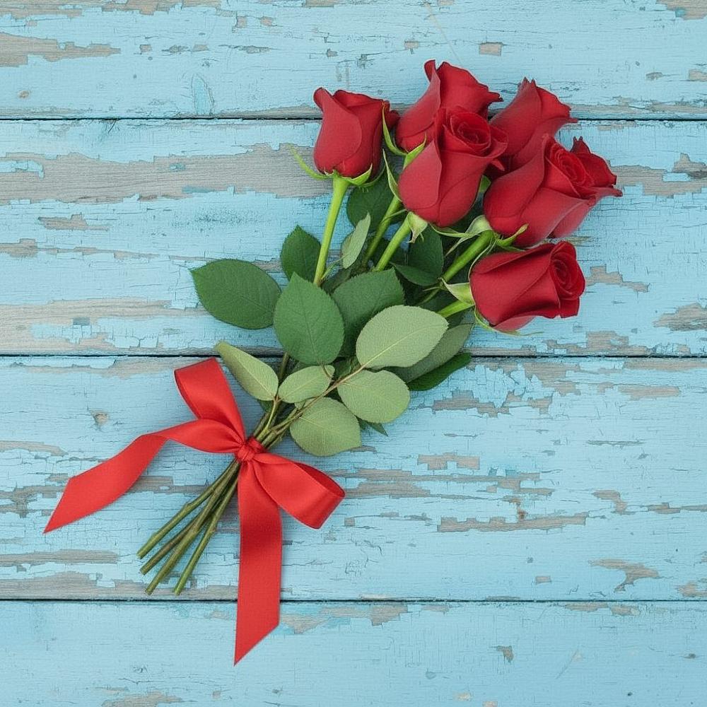 Букет Красные розы в Бекешевской