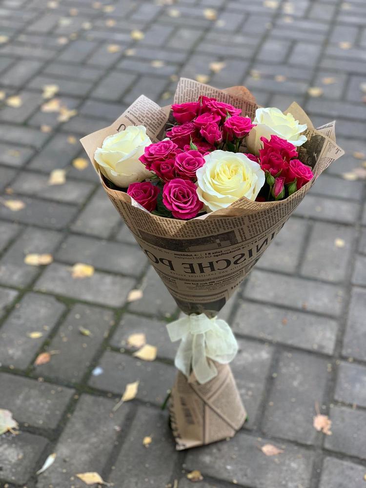 Букет цветов из: Розы в Бекешевской