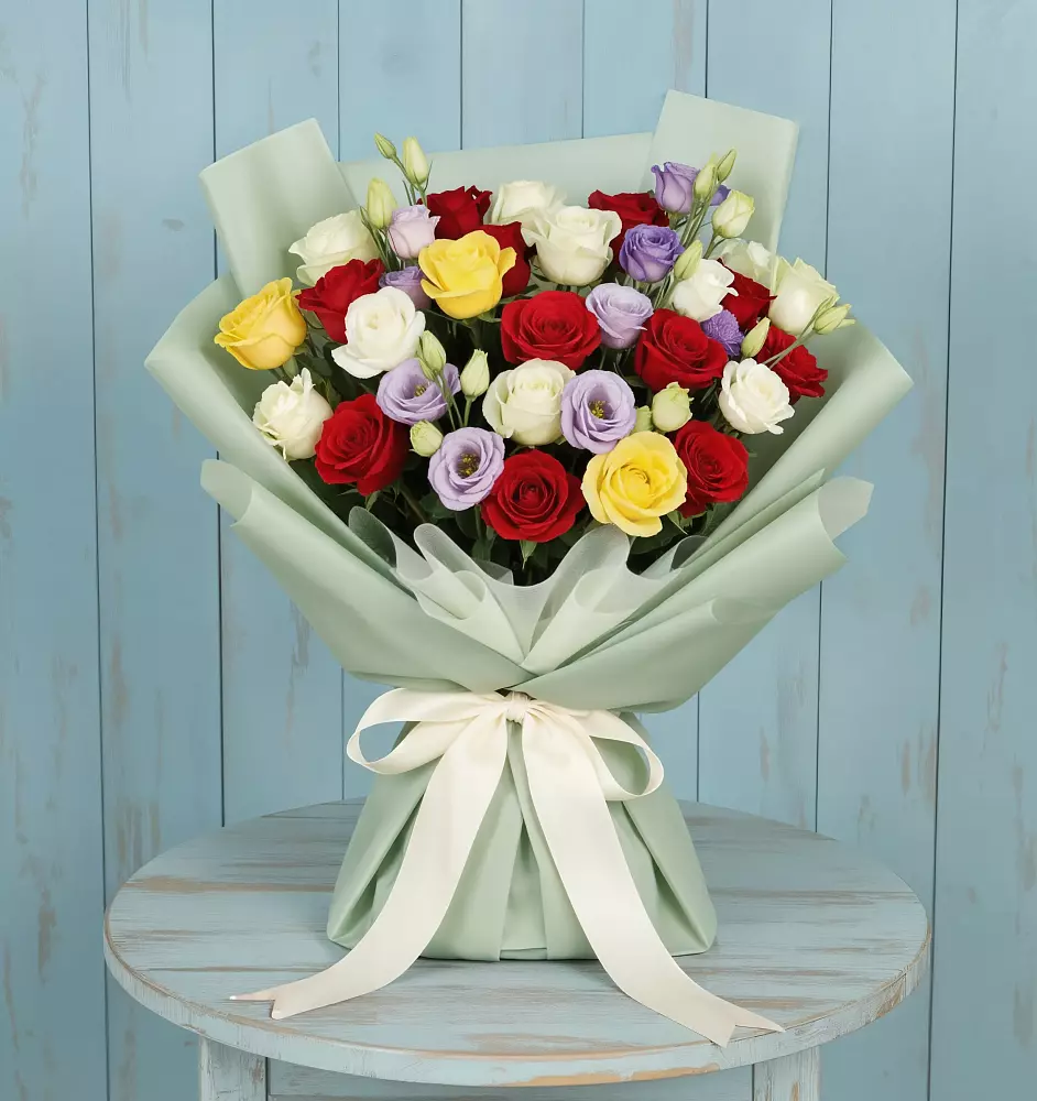 Букет цветов из: Розы в Бекешевской