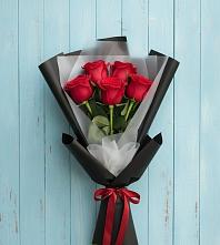 Букет цветов из:  Розы в Бекешевской