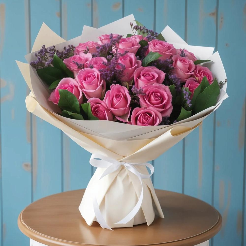 Букет цветов из: Розы в Бекешевской