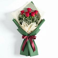 Букет цветов из:  Розы в Бекешевской