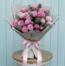 Букет цветов из:  Розы в Бекешевской